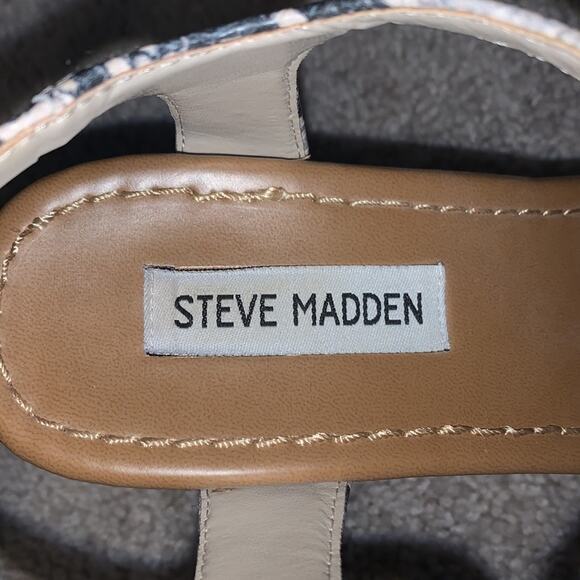 Steve Madden Faux Snakeskin Luna Platform Sandal Sz 9 - Picture 6 of 9